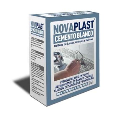 NOVAPLAST CEMENTO BLANCO 1KG