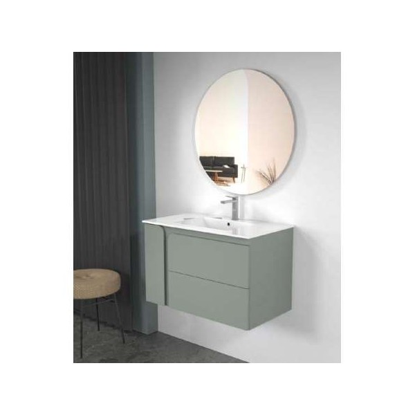 MUEBLE BAÑO DEVA 80CM VERDE MATE