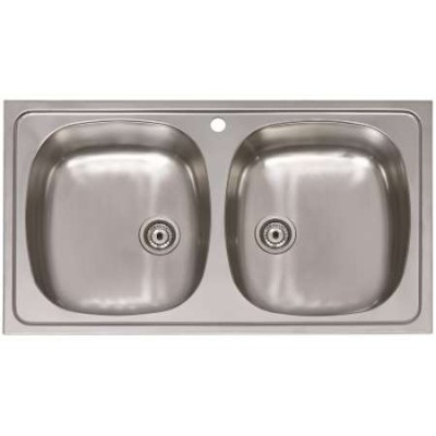 FREGADERO INOX ARES 2 SENOS...