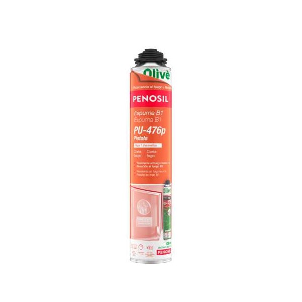 ESPUMA PU IGNÍFUGA PISTOLA PENOSIL 750ml