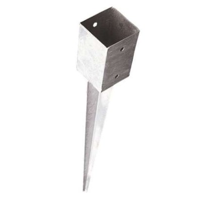 SOPORTE POSTE CLAVAR 9x9x75cm