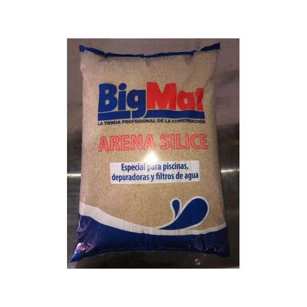 SACO DE ARENA silice 25 KGS BIGMAT