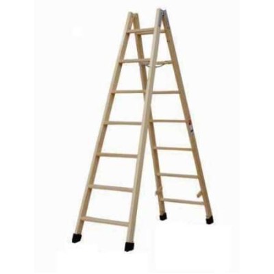 ESCALERA TIJERA DE MADERA 7...